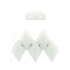 Matubo GemDuo Beads 8x5mm White